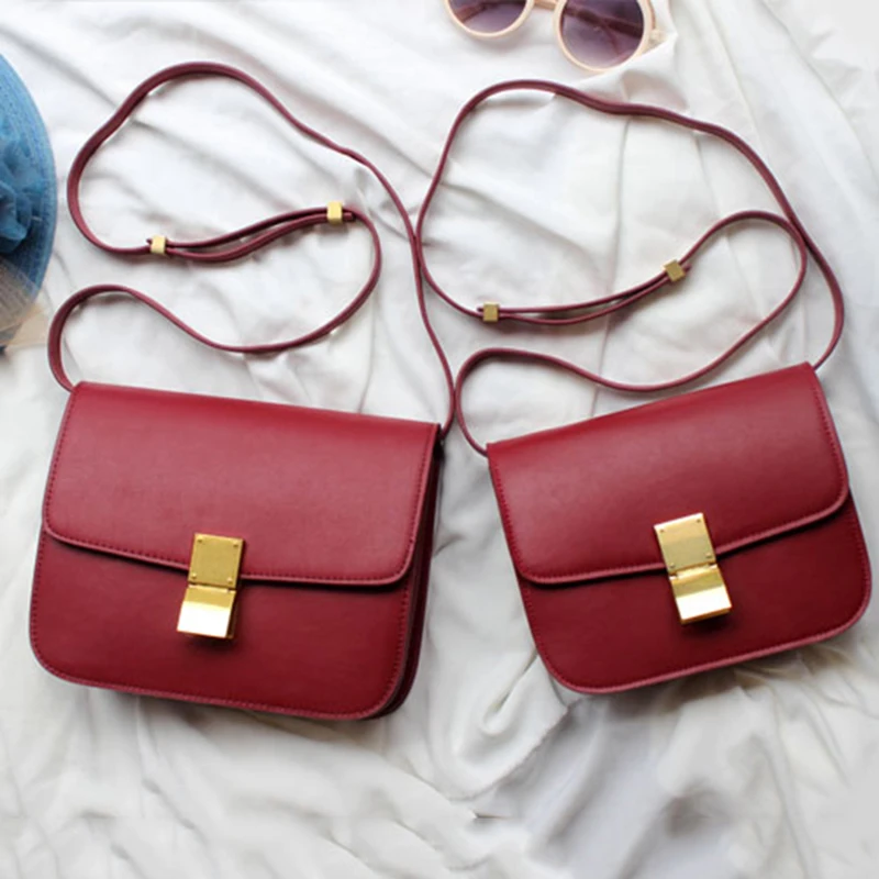 Роскошная Брендовая женская сумка кросс боди Bolsas Feminina из натуральной кожи на