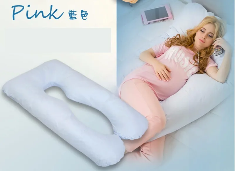 Материнская u-образная подушка для тела Подушка для беременных и кормящих спящий на боку съемный чехол