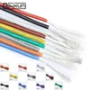 2-метровый силиконовый провод 30AWG 28AWG 26AWG 24AWG 22AWG 20AWG, сверхгибкий кабель, высокотемпературный тестовый провод ► Фото 1/6