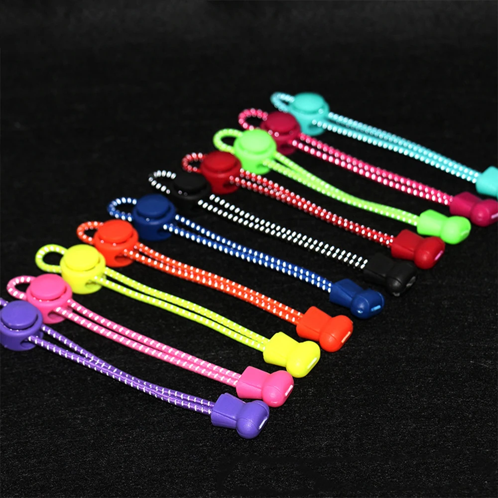 

Fluorescent Shoelaces No Tie Shoe Laces Round Led Shoe Strings Elastic Lazy Luminous Shoelaces Light Trendy Sneakers Wholesale
