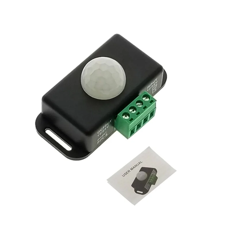 12 V-24 V 8A светодиодные полосы света лампы движения PIR Сенсор переключатель Интеллектуальный контроллер