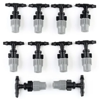 

Adjustable Single Outlet Micro Nozzle Misting Micro Flow Sprinkler Head Hose Garden Lawn Irrigation