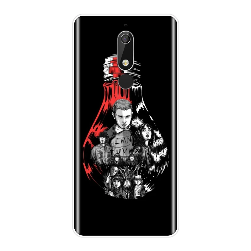 Мягкая задняя крышка из силикона очень странные дела для Nokia 7 1 6 5 3 2 Plus|Бамперы| |