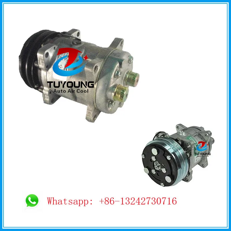 

Universal Auto AC Compressor SD5H14 SD508 Horizontal 89508380 80450805 3405689R 3405689R2 450805 80450805 89508380 9508380