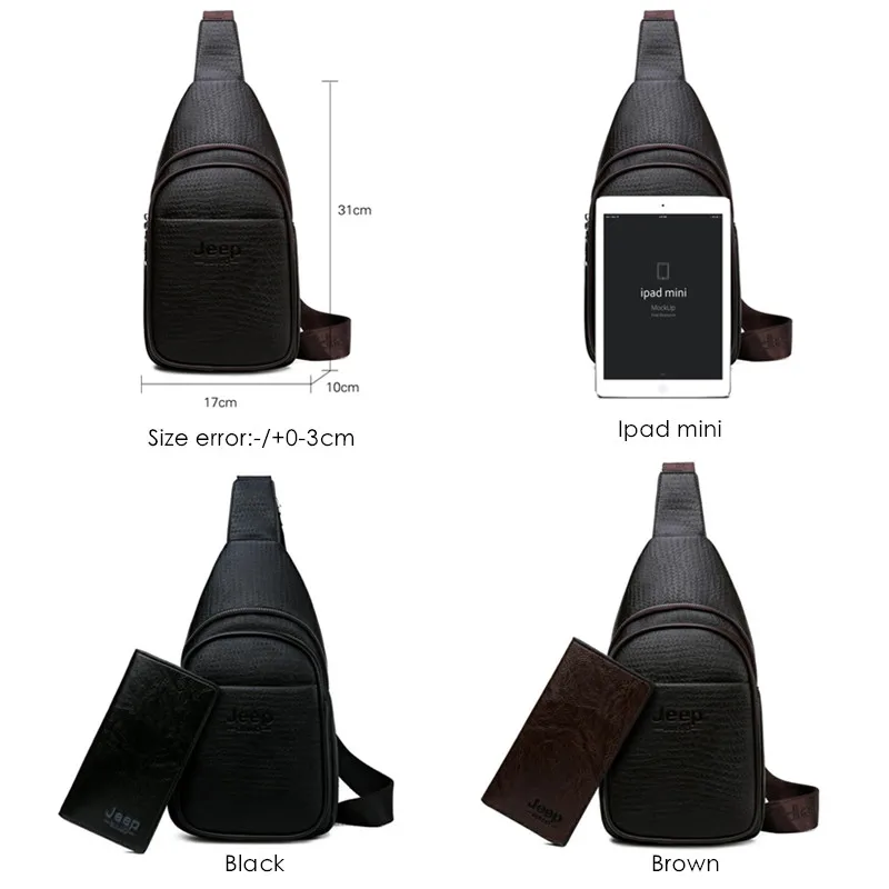 جيب BULUO الرجال Crossbody أكياس عالية الجودة جلدية حقيبة صدر للرجال للشباب رجل الأزياء عارضة الذكور حقائب بحمالات حقيبة كتفية للسفر جيب BULUO الرجال Crossbody أكياس عالية الجودة جلدية حقيبة صدر للرجال للشباب رجل الأزياء عارضة الذكور حقائب بحمالات حقيبة كتفية للسفر