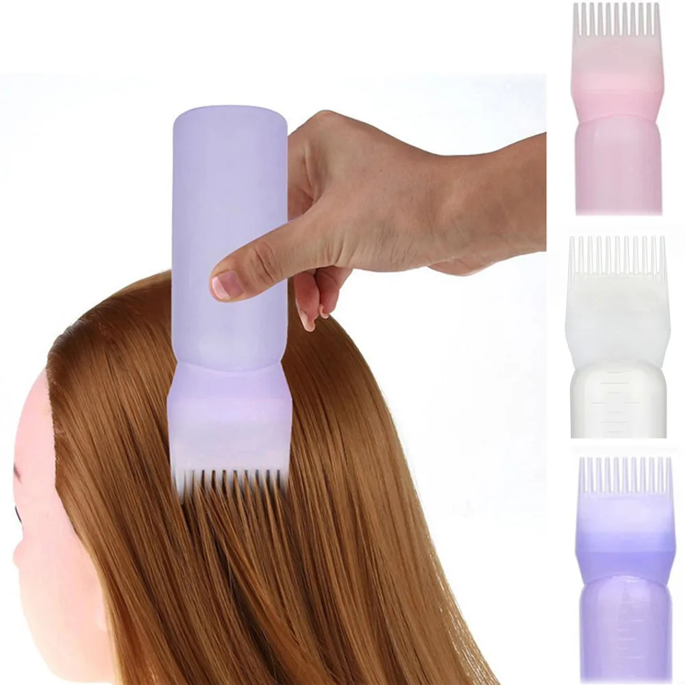 Buy 3PCS Hair Dye Bottle Applicator Brush Dispensing