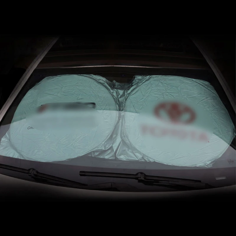 

Car window sun shade for Toyota corolla chr yaris auris rav4 reflective windshield sunshade cover block anti UV protector