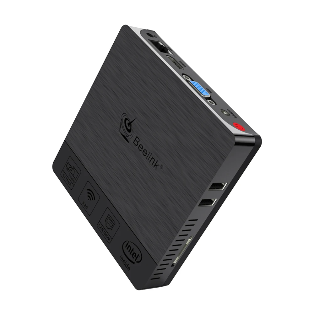 Beelink BT3Pro II Мини ПК компьютер Windows 10 4 Гб ОЗУ 64 eMMC Intel Atom x5 Z8350 мультимедийный