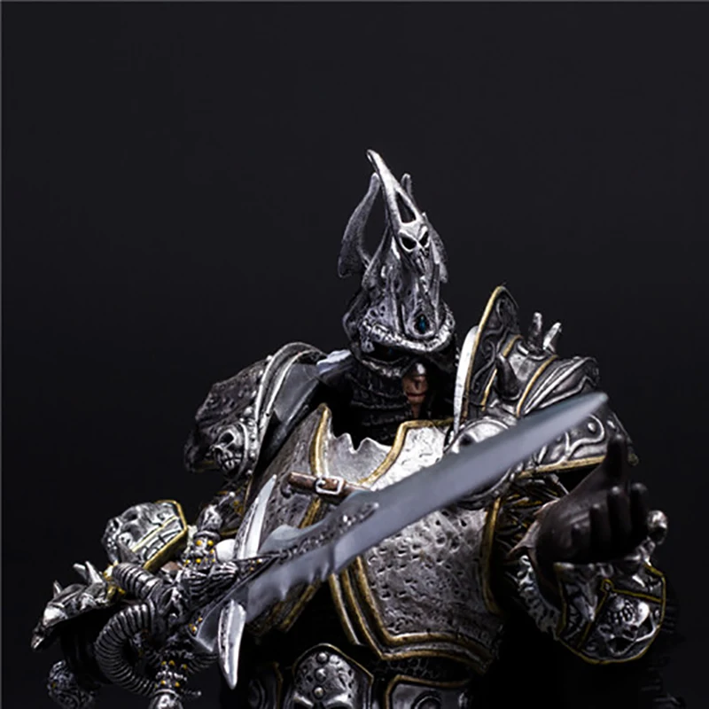 wow Lich King Arthas Death Knight  PVC Action Collectible Model Toy  (2)