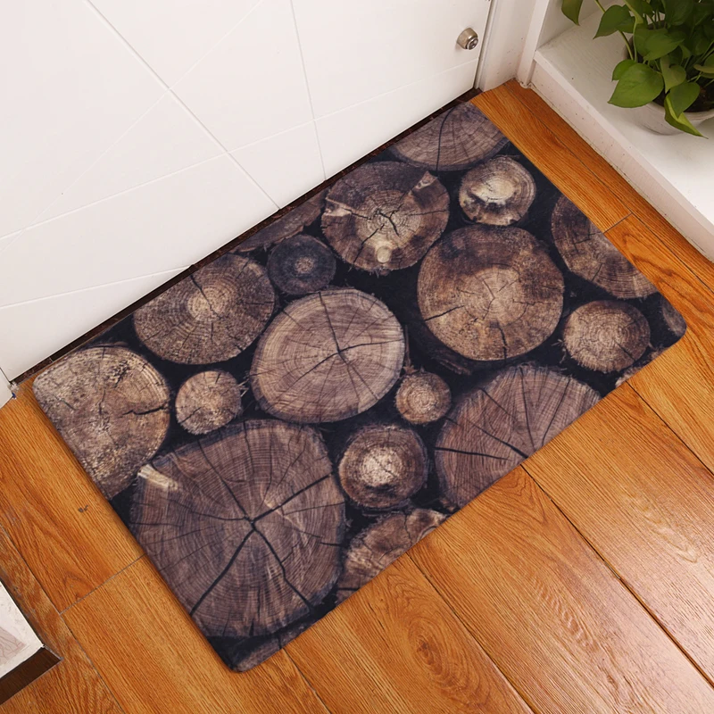 

Flower Style Pad Absorbent Doormat Multi-function Bedroom Carpet Decoration Kitchen Mat 40x60 Welcome Mats for Front Door