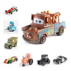 Disney Pixar машина 3 игрушечный автомобиль Маккуин Семейные Модели 1:55 литой металлический сплав модель игрушечный автомобиль 2 мальчик подарок