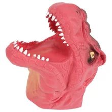 Умный аналоговый 3D Динозавр ручная кукла мягкие резиновые динозавра Юрского периода тираннозавр динозавр ручная кукольная Игрушка реквизит