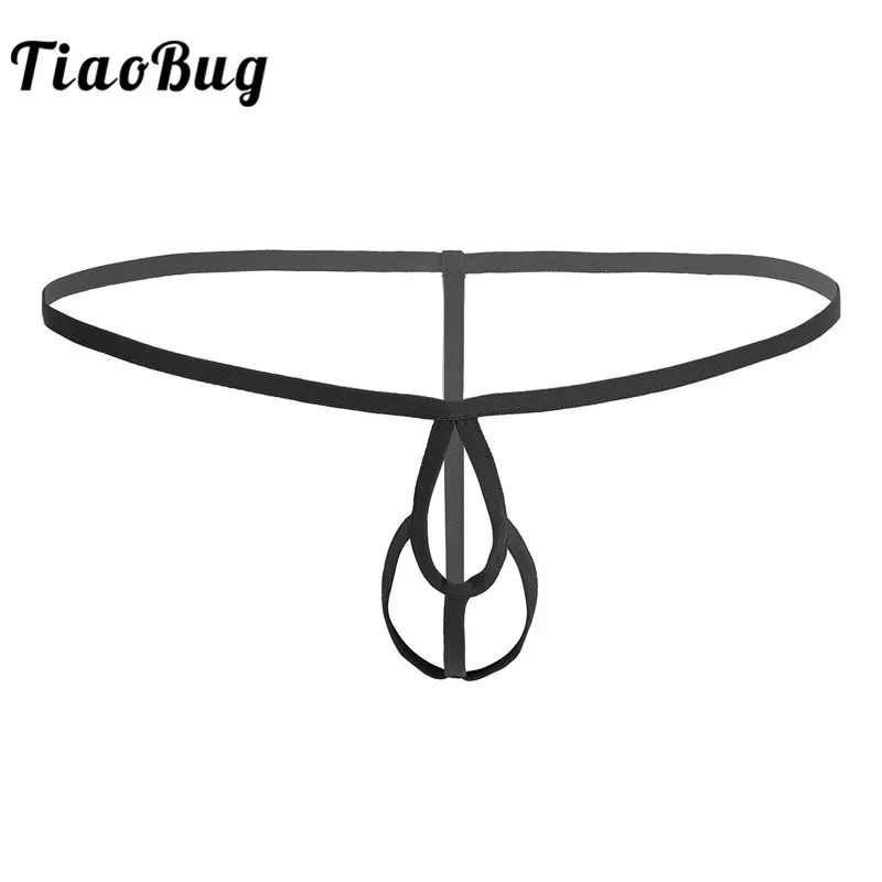 TiaoBug Мужское нижнее белье без косточек открытая Анальная пробка отверстие для