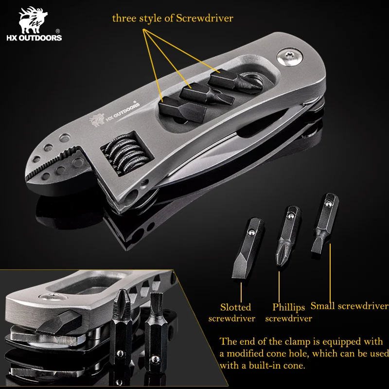 HX гаечный ключ многофункциональные плоскогубцы гаечный ключ с ножом Аксессуары Инструмент для наружного применения отвертка набор карманный инструмент