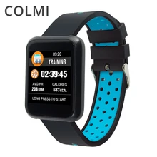 COLMI Sport Smart Watch Blood Pressure Touch Screen font b Waterproof b font Heart Rate Monitor