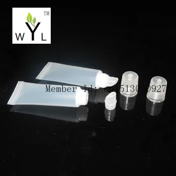 

8ml empty clear transperant lip gloss tube plastic hose 8g WYL