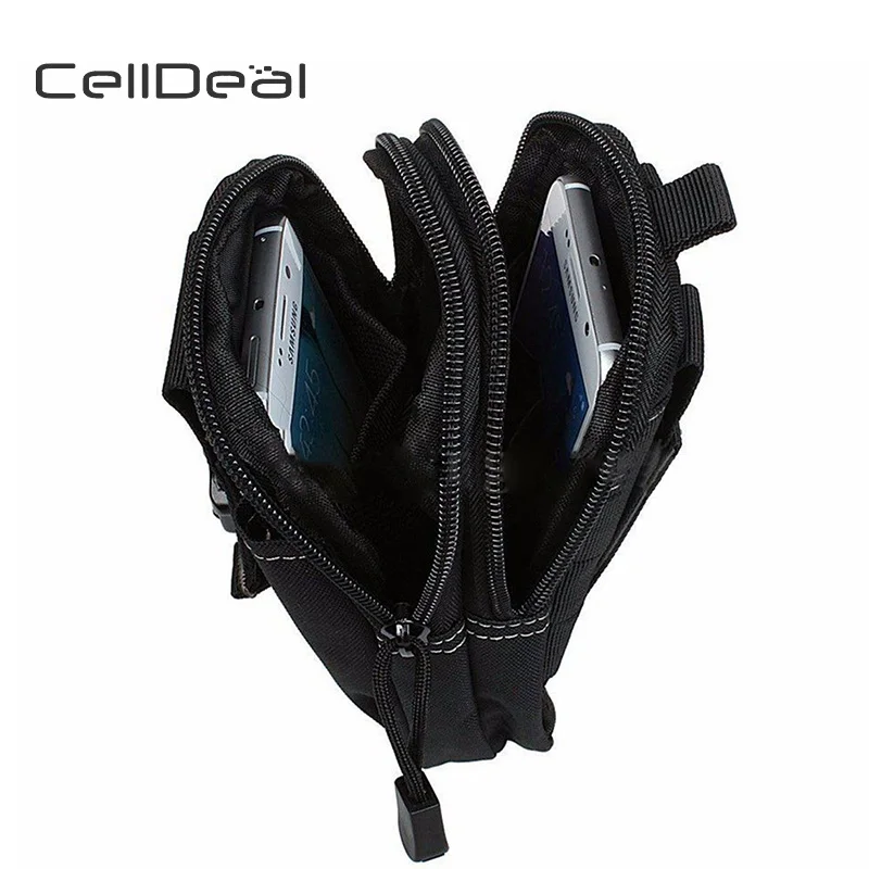 CellDeal модная холщовая поясная сумка мужская повседневная Molle большая емкость
