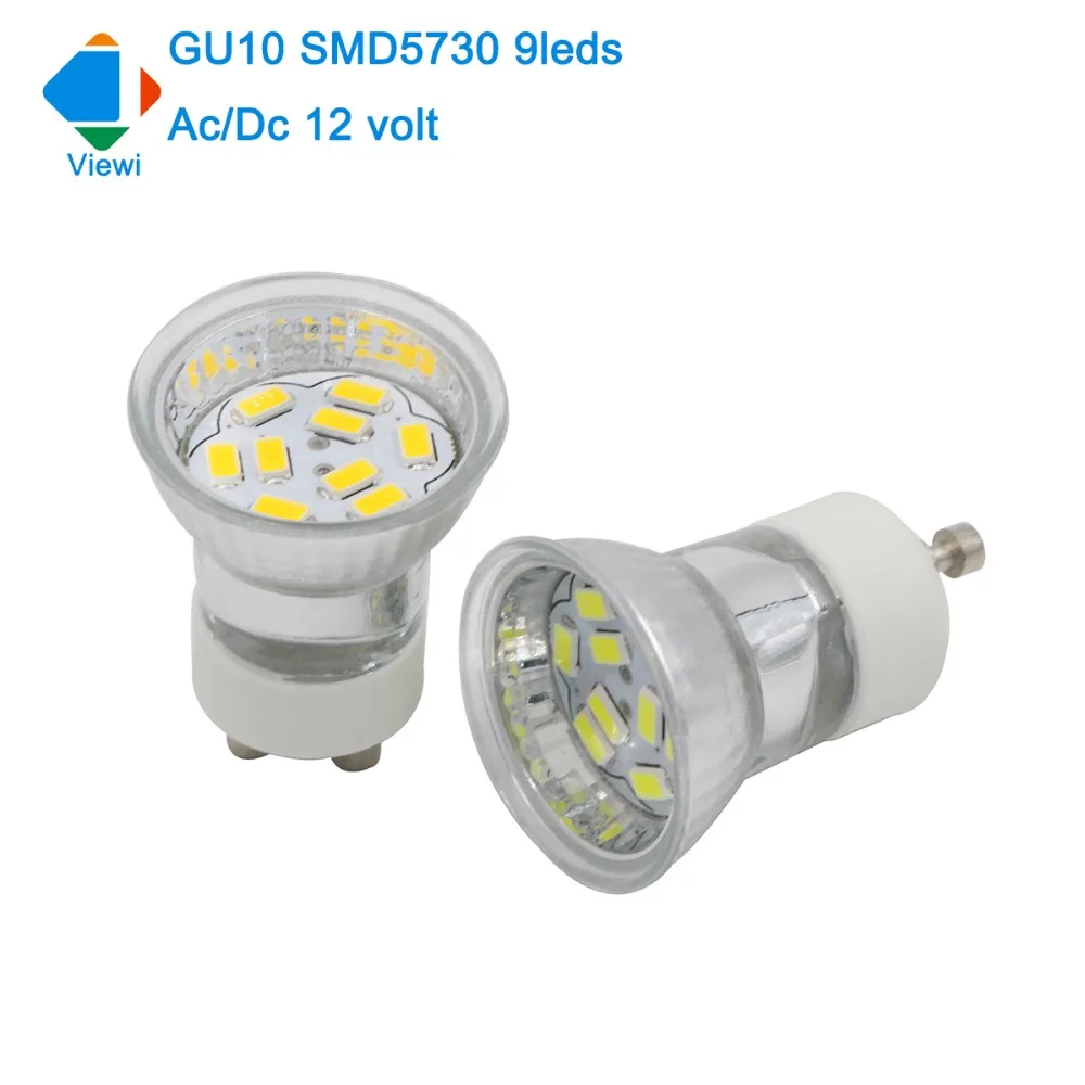 Viewi 5x bombillas led gu10 spotlight Ac/Dc 12 volt small ...