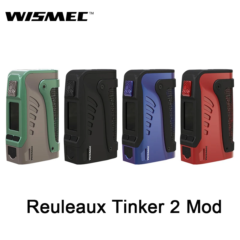 Оригинал Wismec Reuleaux Tinker2 Mod 200 Вт Tinker 2 Коробка мод поддержка корыто атомайзер