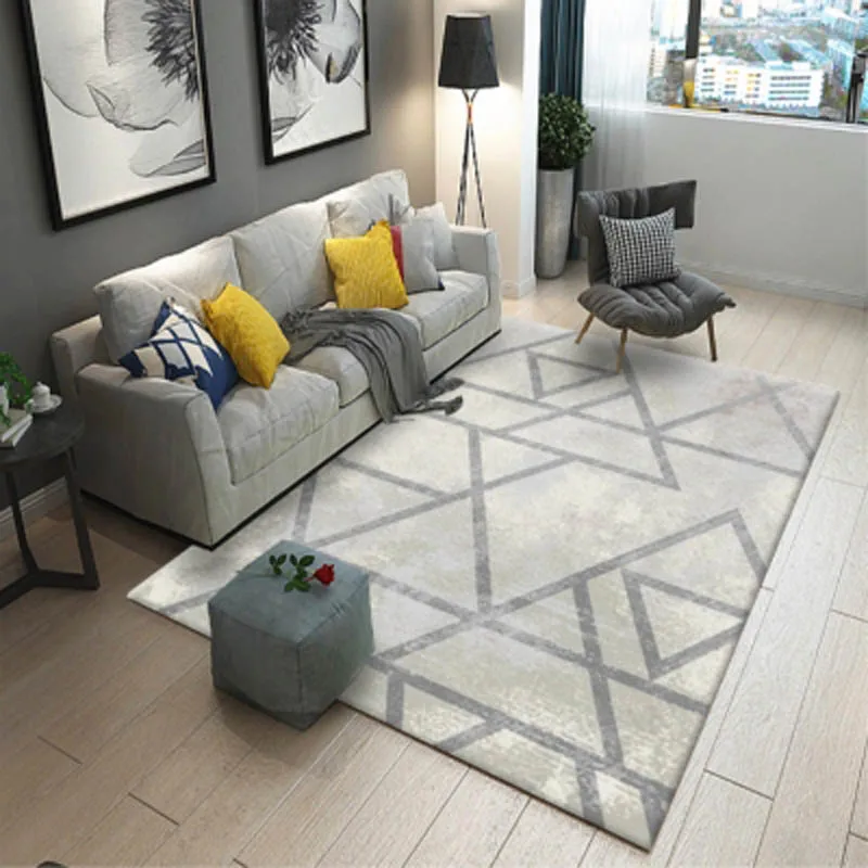 

Nordic Style Drawing Room Floor Mat Anti-slip Bedroom Carpet Soft Sofa Tea Table Rugs Tatami Mats Study Room Bedside Carpets