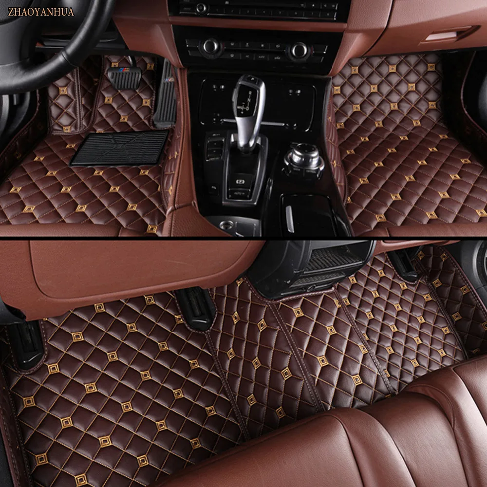 

ZHAOYANHUA Car floor mats for Kia Sorento Sportage Optima K5 Forte Rio/K2 Cerato K3 Cadenza Carens Soul 5D car styling liner