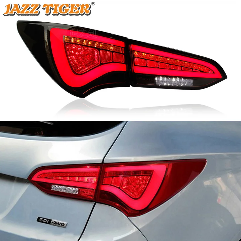 

For Hyundai Santa Fe IX45 2014 2015 2016 2017 Car Styling Rear Tail Light Assembly Plug&Play led DRL+Brake+Reverse+Turn Signal