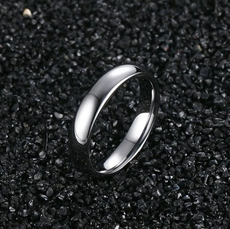 Серебряные кольца из карбида вольфрама, водостойкие обручальные кольца для влюбленных