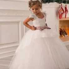 Недорогие Милые Платья с цветочным узором для девочек на свадьбу; Детские Вечерние платья; пикантные детские изображения; платье для выпускного вечера; вечерние платья