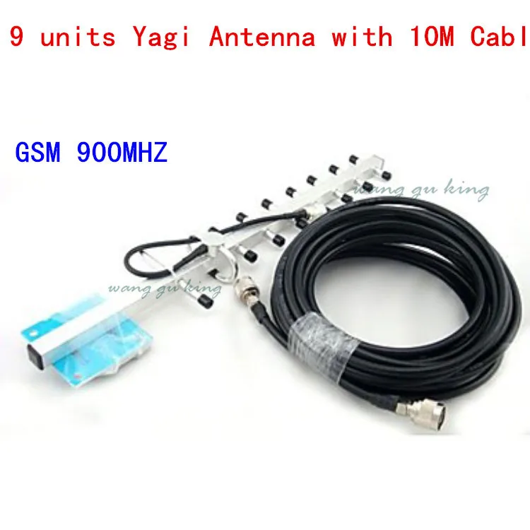 10 м кабель+ yagi антенна 70dbi gsm повторитель 900 МГц усилитель сигнала GSM усилитель повторитель, Усилитель GSM усилитель сигнала gsm 900 МГц