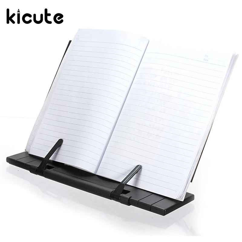 

Kicute Adjustable Portable Steel Document Book Stand Reading Desk Holder Bookstand Hone Office School Supply