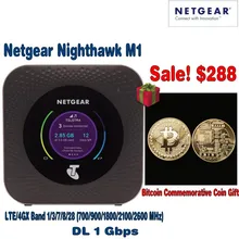 Unlocked Netgear Nighthawk M1 MR1100 WiFi Router LTE 4G X Gigabit Mobile Hotspot plus Free gift