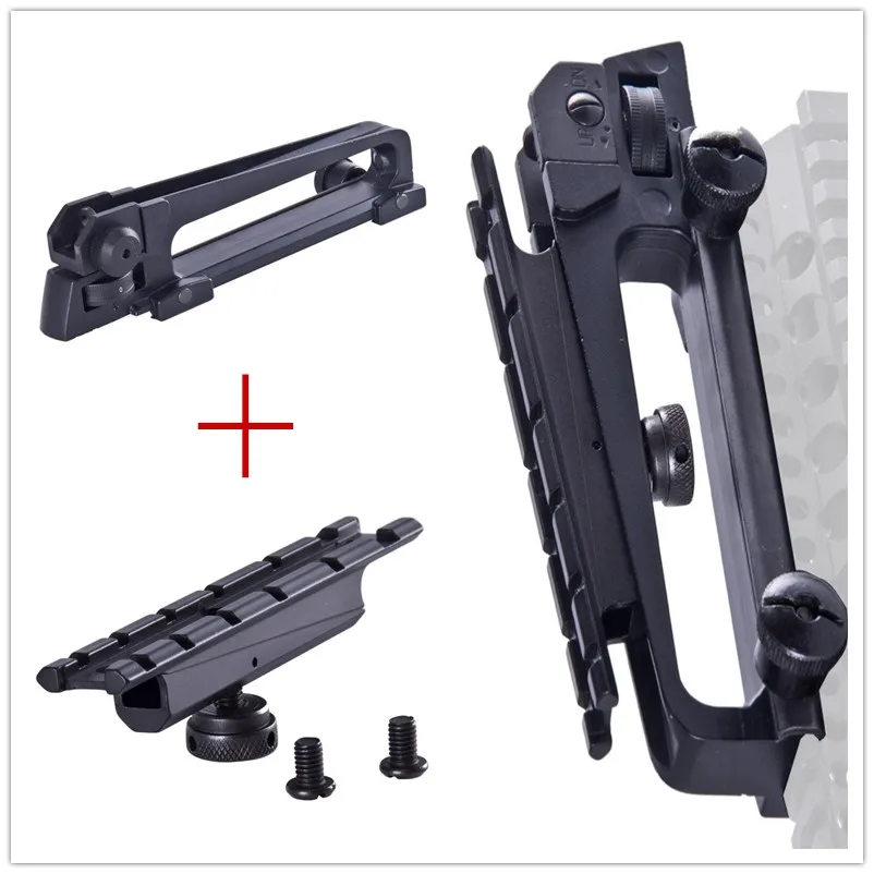 Tactiek Afneembare Handvat en rear sight W/Zien door Picatinny Rail Mount Combo M4 M16 AR15