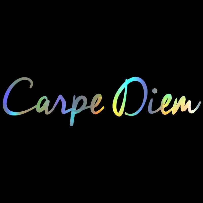 Автомобильная Наклейка 3D 20 3*5 см CARPE DIEM модный текст автомобильные наклейки