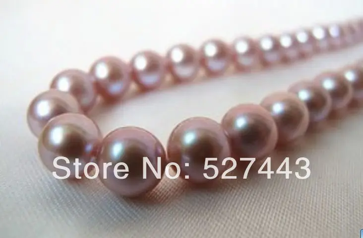 

Wholesale free shipping >>HUGE 18"13-14MM PERFECT SOUTH SEA GENUINE GOLDEN LAVENDER PEARL NECKLACE 14K14K