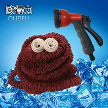 Garden Hose Expandable Hose with 8 Pattern Spray Nozzle High Pressure magic Expanding Garden hose