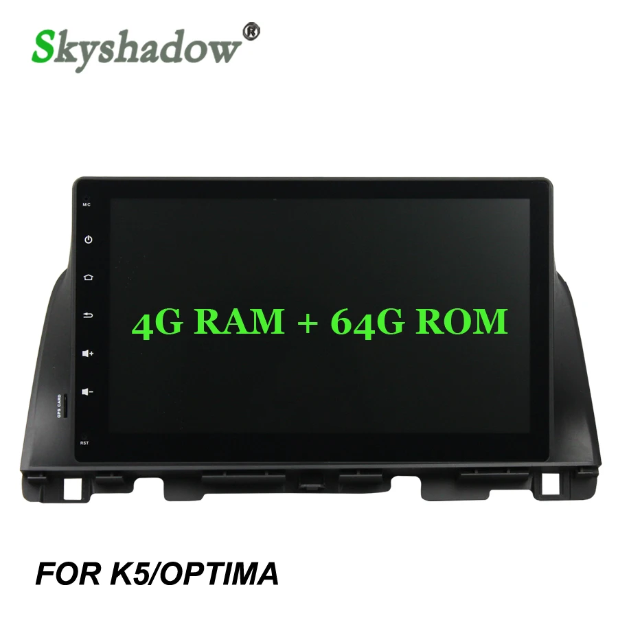 Clearance Car DVD Player DSP 10.1" IPS Android 9.0 8Core + 4GB + 64GB ROM Bluetooth 4.2 Wifi GPS Map RDS Radio For kia K5 OPTIMA 2015 2016 3