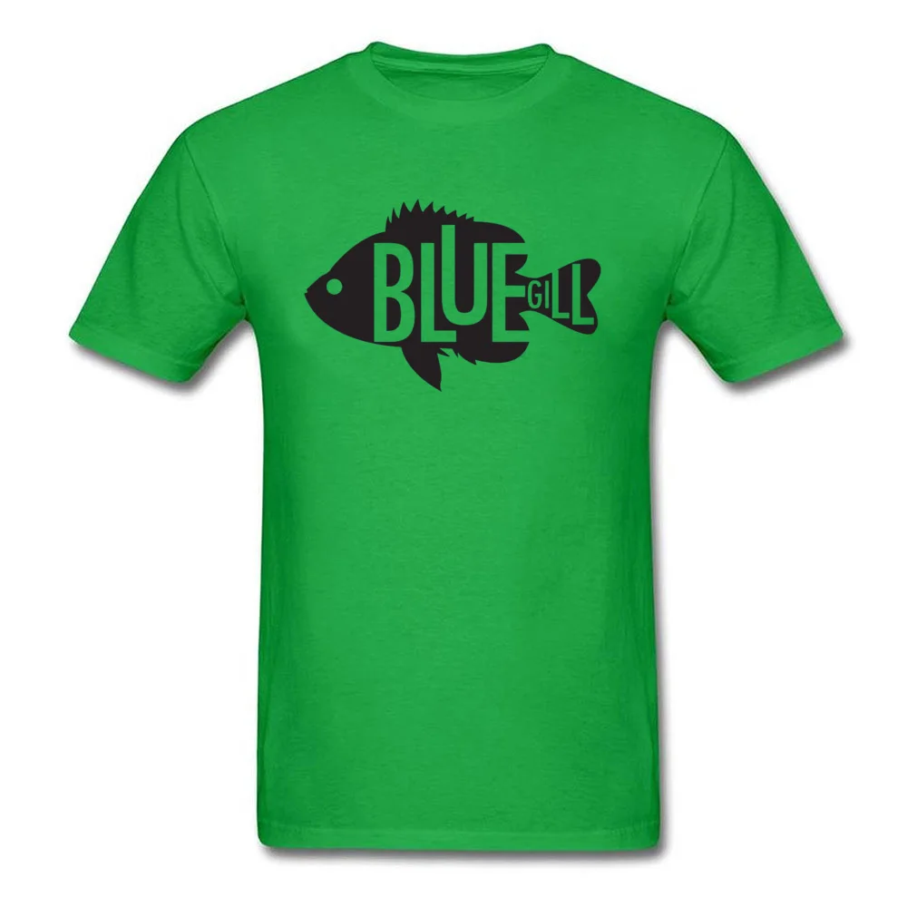 Bluegill 10973 Short Sleeve Tops & Tees ostern Day Round Collar 100% Cotton Man T Shirts Leisure Top T-shirts 2018 Discount Bluegill 10973 green