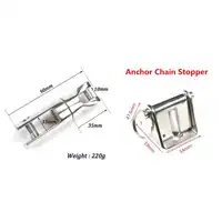 MIZUGIWA 316 สแตนเลส Duty Anchor Chain + เกรด Marine เรือ Anchor Chain Stopper ความปลอดภัยล็อค Anchor Chain Lock