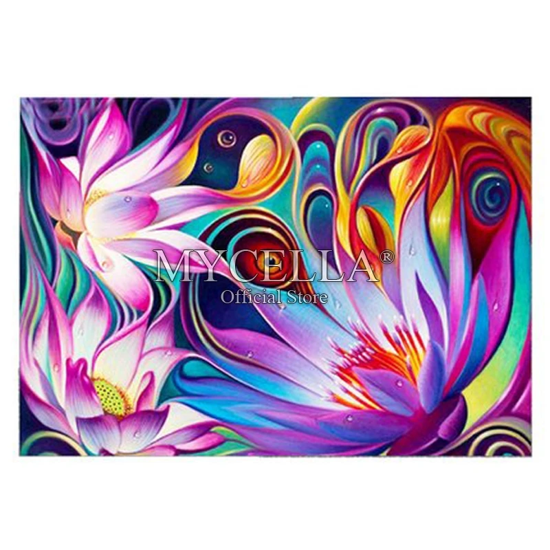 

Cartoon Diamonds Painting Kit Flower girl Drill Diamond 5D DIY "Pink Flower Fairy" Diamond Embroidered Mosaic Deco Anime Gift
