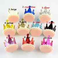60 ピース/ロット 10 色 1.5 "プリンセスキラキラフェルトパールフラットバック未完成ブティックアクセサリー DIY クラフト供給 SC02