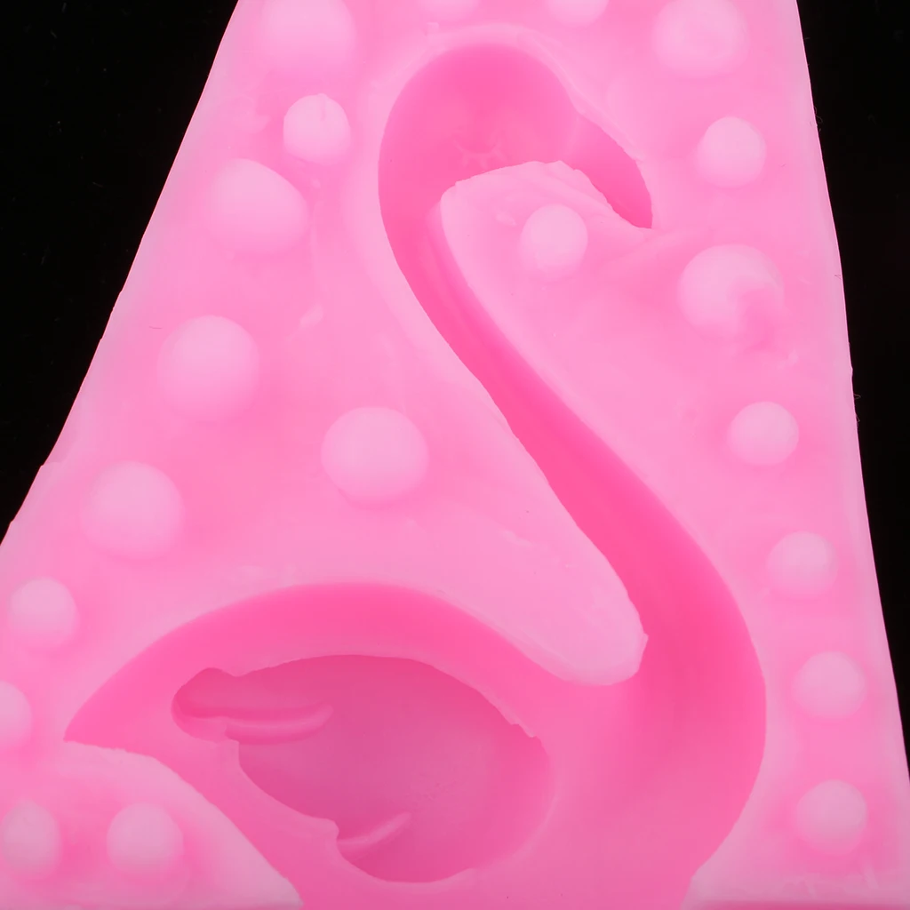 3D Flamingo Silicone Mold Fondant Chocolate Mould- Baking Pan / Non - Stick Silicone Mold /Oven -Microwave -Dishwasher Safe Safe