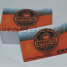 Членская карта с Магнитной полоской Hi-co кодирование серебряного плоского номера офсетная печать