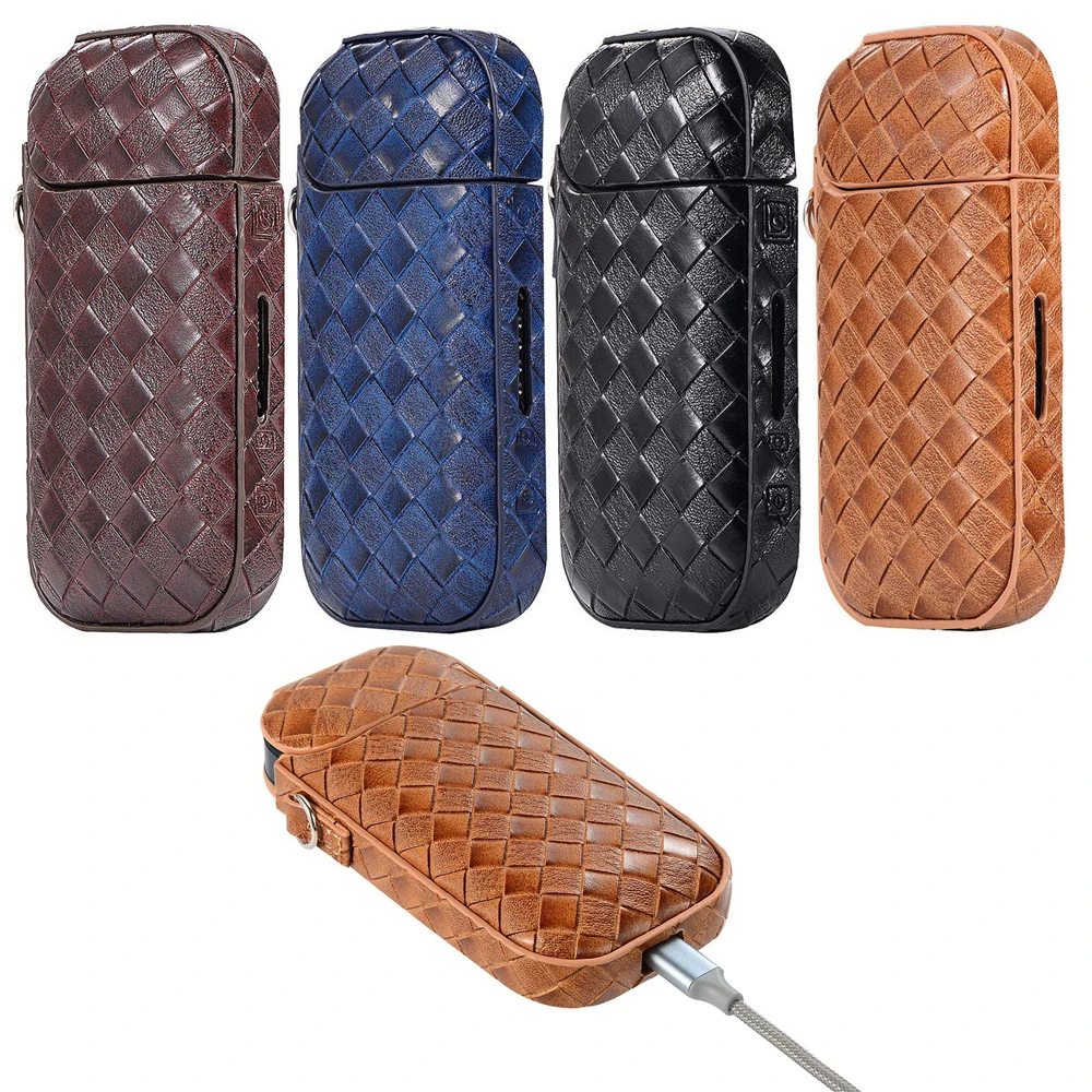 

2019 New Pu Leather Case for IQOS for IQOS 2.4 Plus Case Cover 4 Colors