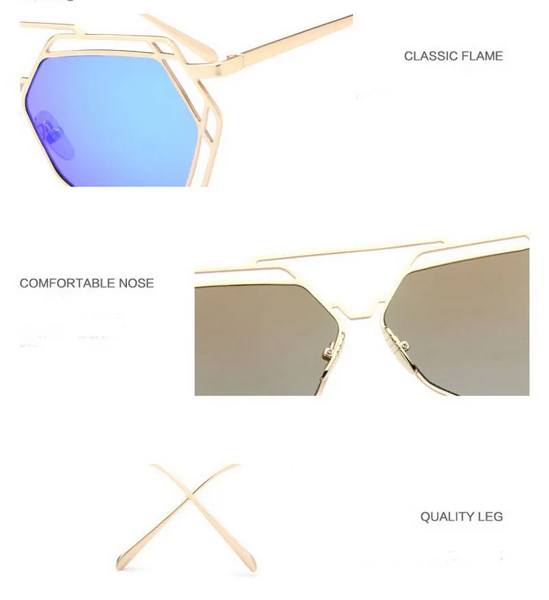Jyjewel Vintage Sunglasses Women Luxulry Brand Designer Hexagon irregular Sun Glasses Driver Eyewear UV400 oculos