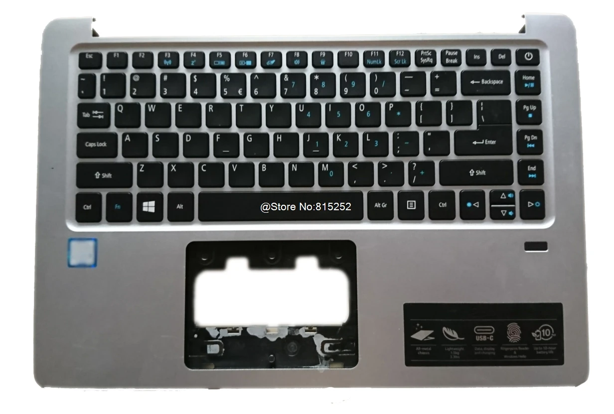 

PalmRest&Keyboard For ACER For Swift 3 SF314 SF314-51 United States US English 90% New And 13N1-1ZA09020 LCD Top Cover LCD Bezel