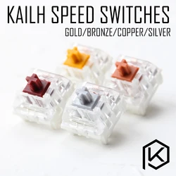 Kailh Speed Switch RGB SMD - Gold, Silver, Copper, Bronze, Pink for Backlit Mechanical Gaming Keyboard (Kailh Silver Switch)
