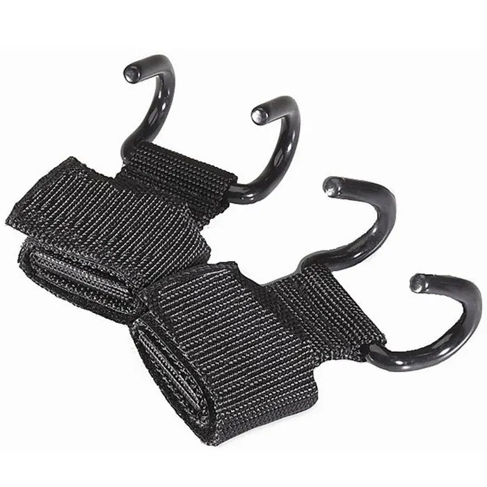 Power Weightlifting Hook Training Gym Grips Straps Bandage Gloves