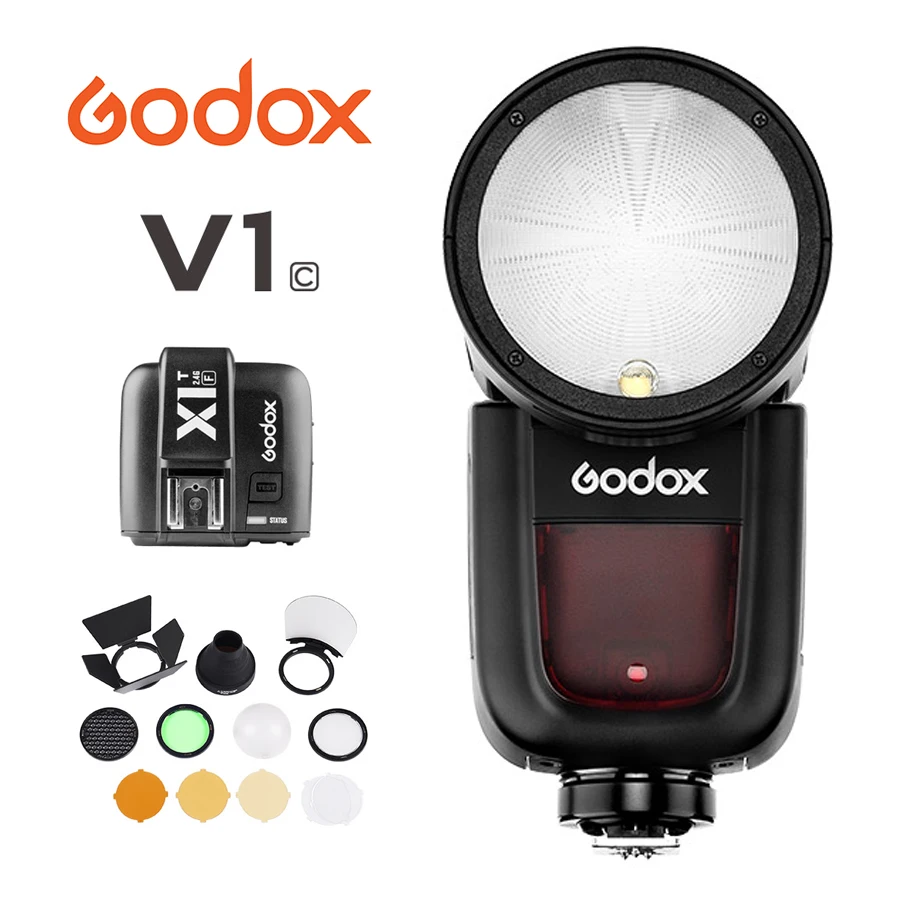 GODOX V1C TTL LI-ION Round Head Camera Flash for Canon EOS Series Camera