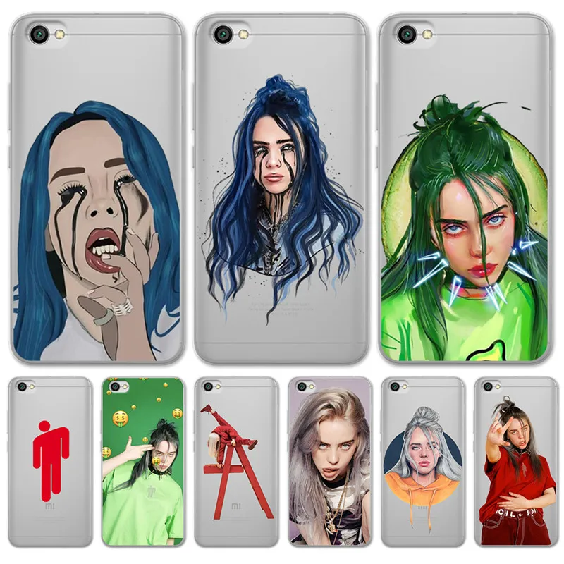 

Luxury Billie eilish For xiaomi Redmi Mi 8 6 A2 Lite 5X 6X A1 6A 4X 4A 5 9 Plus Note 4 5A Prime Pro Cover Case Coque Etui funda