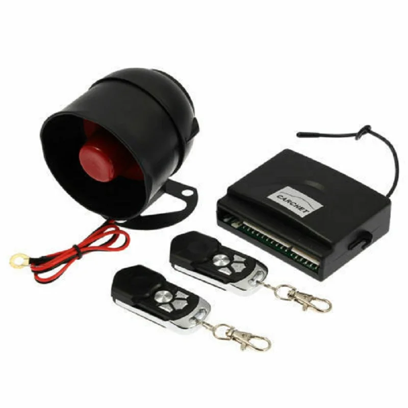 Door Power Central Lock Kit 2 Keyless Entry Car Remote Control Car Alarm Siren